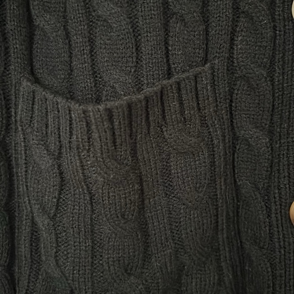 NWOT BLACK CARDIGAN Sweater - Picture 5 of 9